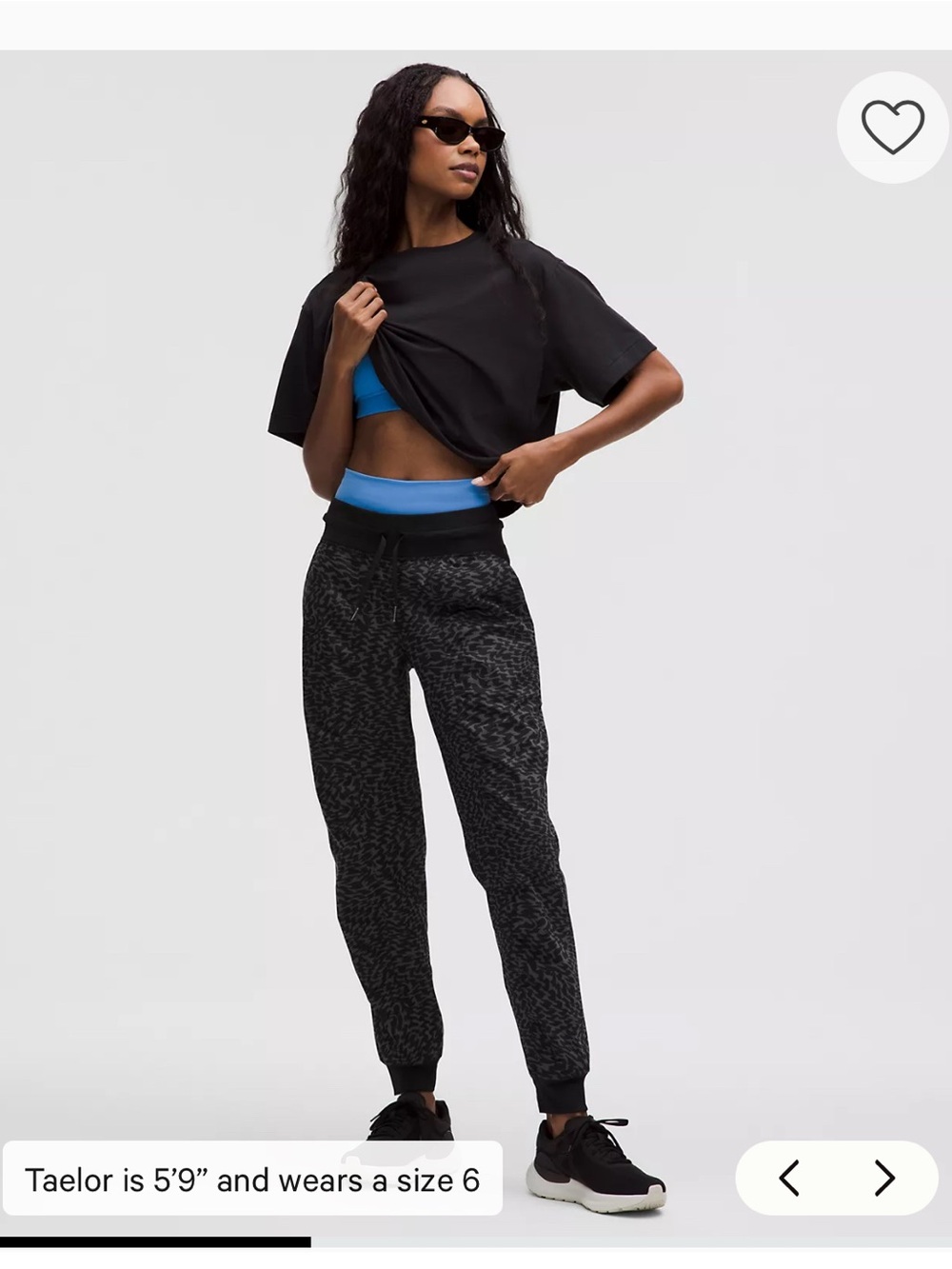 Lululemon Dance Studio mid-rise jogger, full length